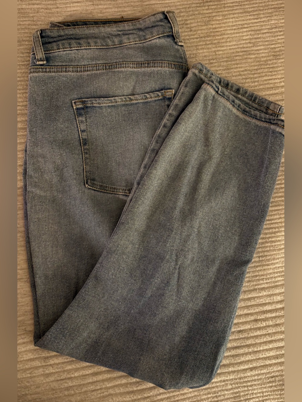 Classic Light Wash Denim Jeans